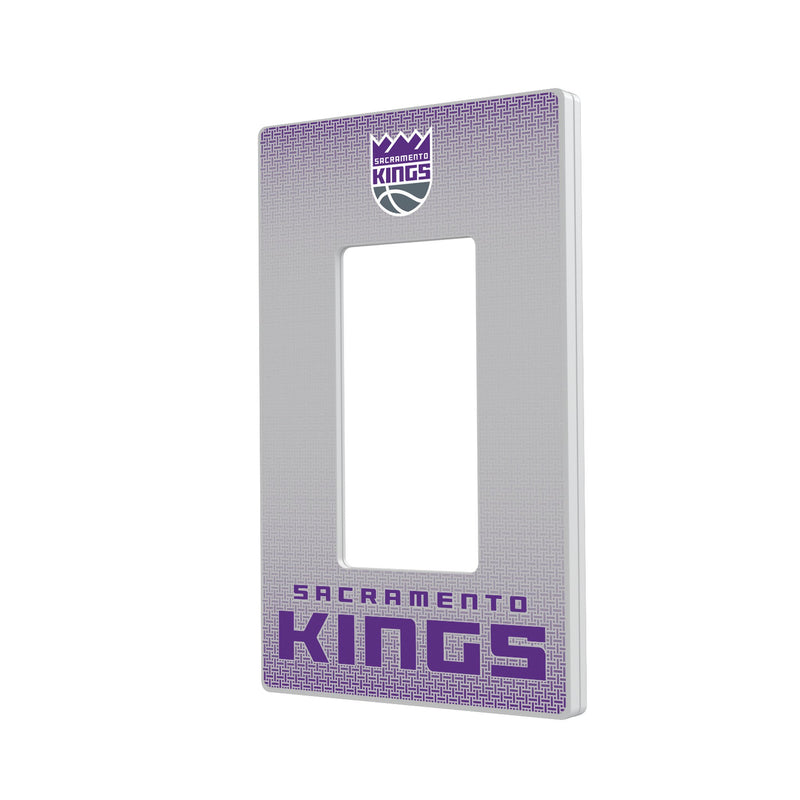 Sacramento Kings Linen Hidden-Screw Light Switch Plate