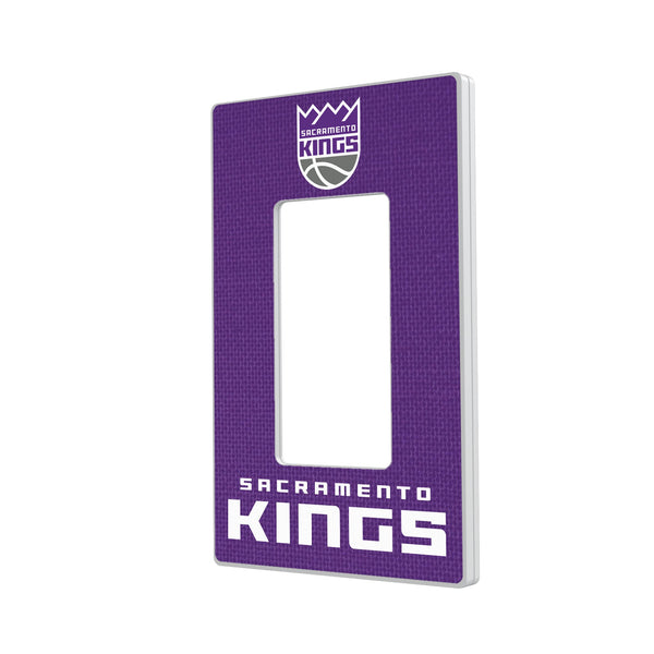 Sacramento Kings Solid Hidden-Screw Light Switch Plate
