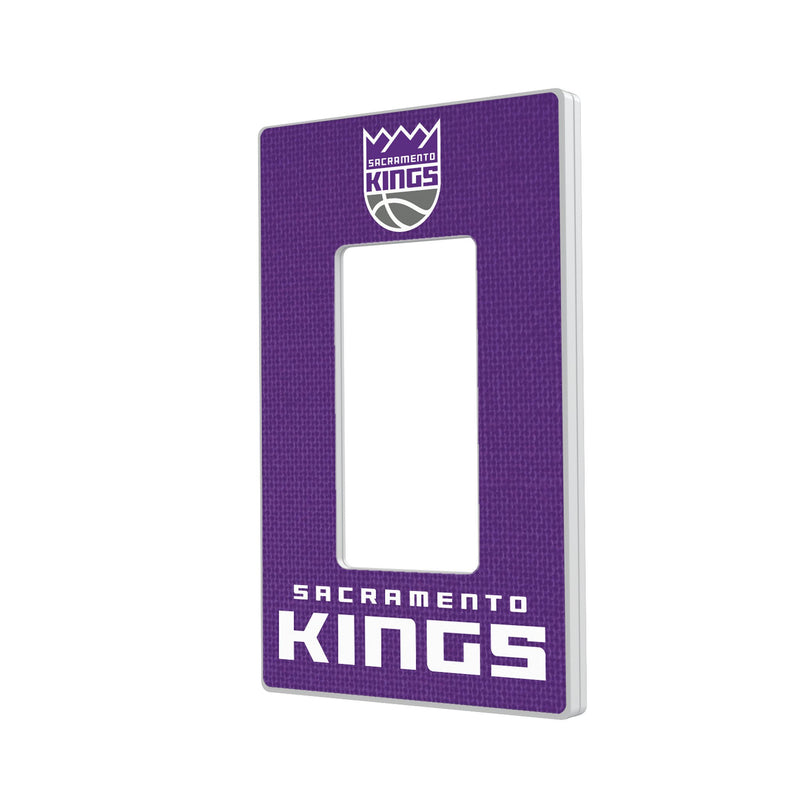 Sacramento Kings Solid Hidden-Screw Light Switch Plate