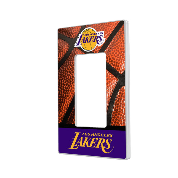 Los Angeles Lakers Basketball Hidden-Screw Light Switch Plate
