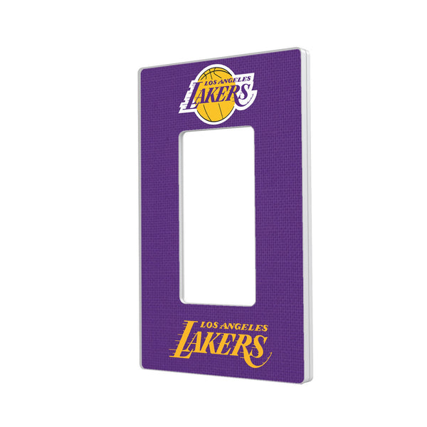 Los Angeles Lakers Solid Hidden-Screw Light Switch Plate