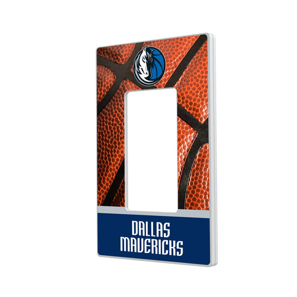 Dallas Mavericks Basketball Hidden-Screw Light Switch Plate