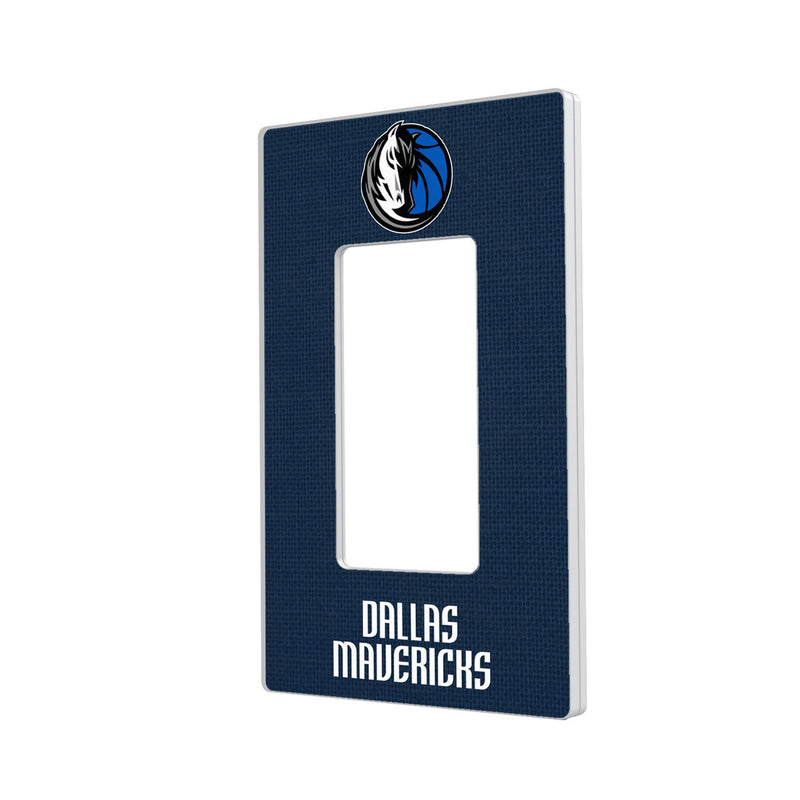 Dallas Mavericks Solid Hidden-Screw Light Switch Plate