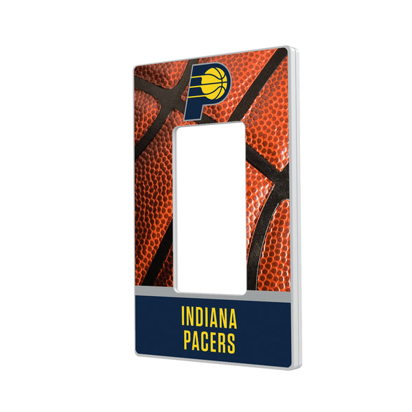 Indiana Pacers Basketball Hidden-Screw Light Switch Plate