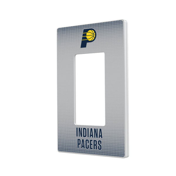 Indiana Pacers Linen Hidden-Screw Light Switch Plate