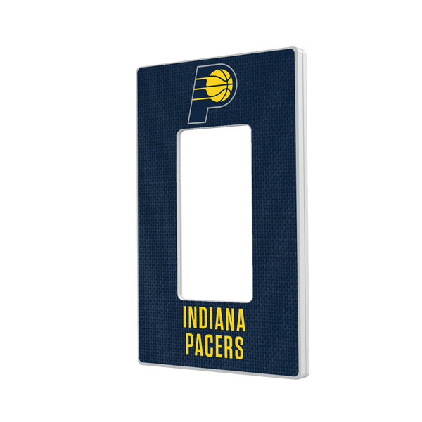 Indiana Pacers Solid Hidden-Screw Light Switch Plate