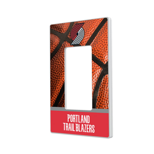 Portland Trail Blazers Basketball Hidden-Screw Light Switch Plate