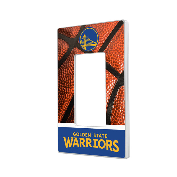 Golden State Warriors Basketball Hidden-Screw Light Switch Plate