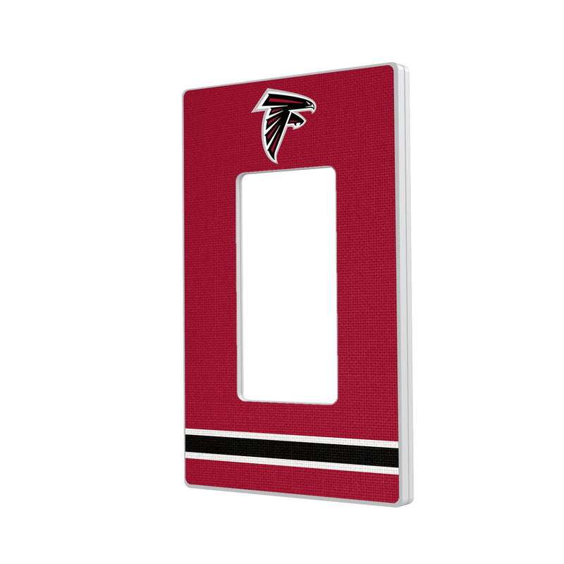 Atlanta Falcons Stripe Hidden-Screw Light Switch Plate