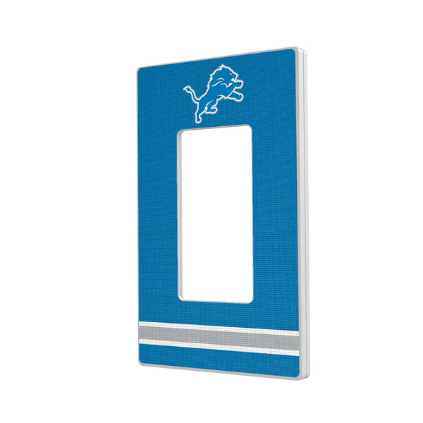 Detroit Lions Stripe Hidden-Screw Light Switch Plate