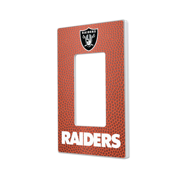 Las Vegas Raiders Football Hidden-Screw Light Switch Plate
