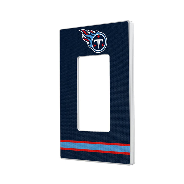 Tennessee Titans Stripe Hidden-Screw Light Switch Plate
