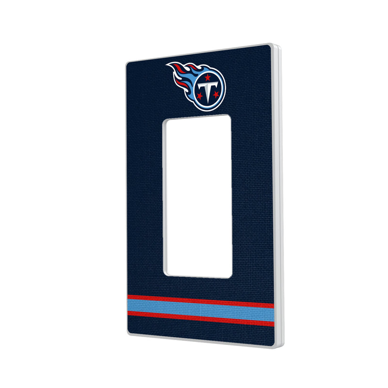 Tennessee Titans Stripe Hidden-Screw Light Switch Plate