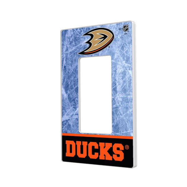 Anaheim Ducks Ice Wordmark Hidden-Screw Light Switch Plate