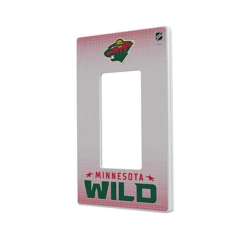 Minnesota Wild Linen Hidden-Screw Light Switch Plate