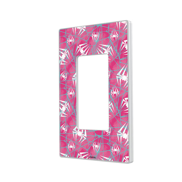 Marvel Spider-Gwen Pattern Hidden-Screw Light Switch Plate