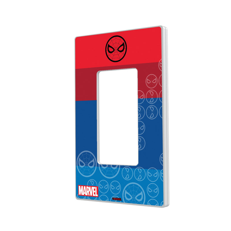 Marvel Spider-Man Sigil Hidden-Screw Light Switch Plate