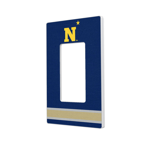 United State Naval Academy Midshipmen Stripe Hidden-Screw Light Switch Plate