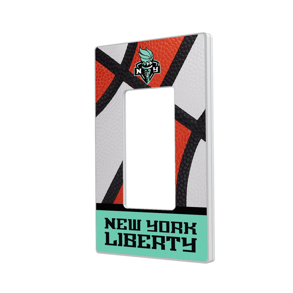 New York Liberty Basketball Hidden-Screw Light Switch Plate
