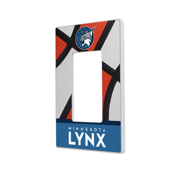 Minnesota Lynx Basketball Hidden-Screw Light Switch Plate
