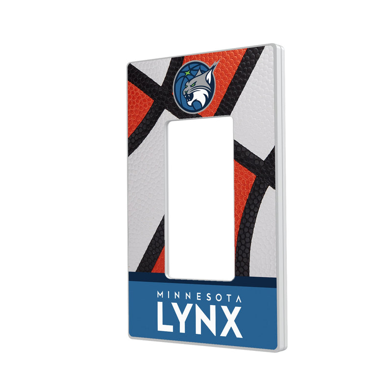 Minnesota Lynx Basketball Hidden-Screw Light Switch Plate