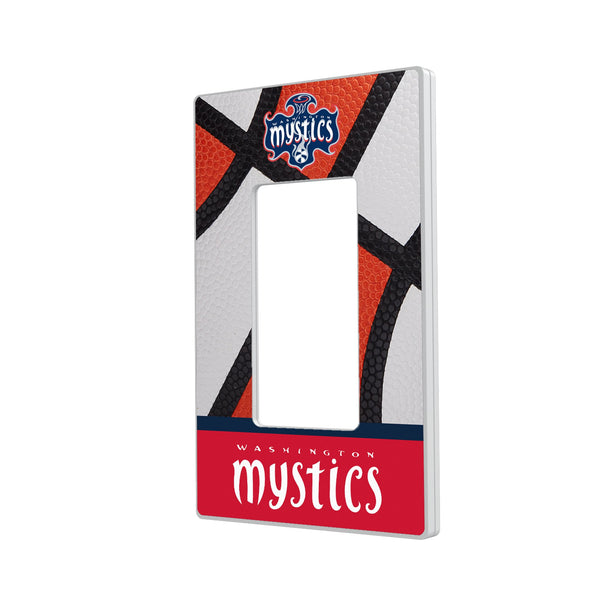 Washington Mystics Basketball Hidden-Screw Light Switch Plate