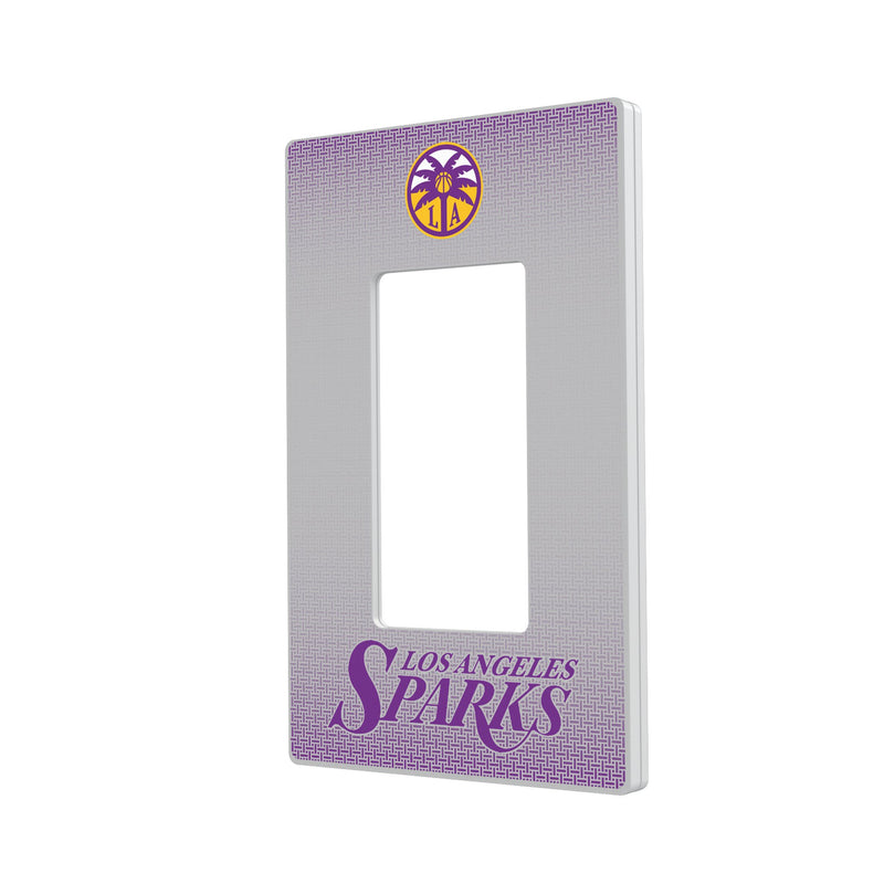 Los Angeles Sparks Linen Hidden-Screw Light Switch Plate