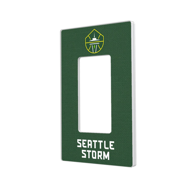 Seattle Storm Solid Hidden-Screw Light Switch Plate