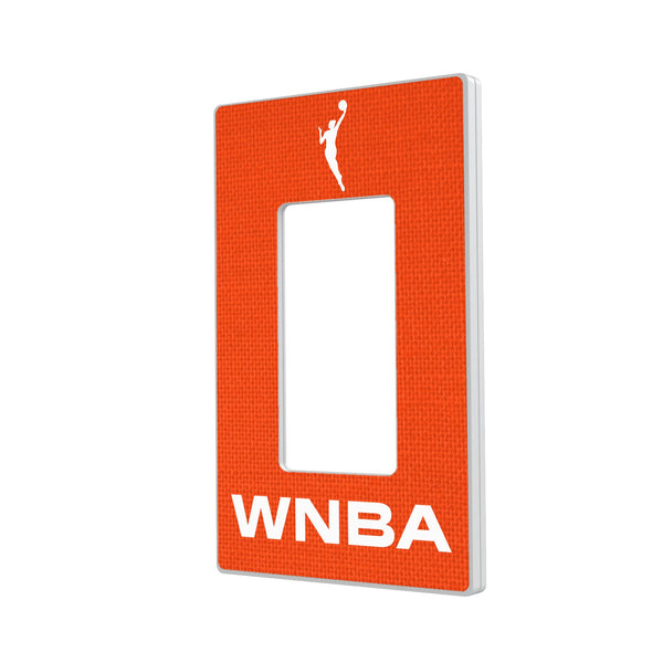 WNBA Solid Hidden-Screw Light Switch Plate