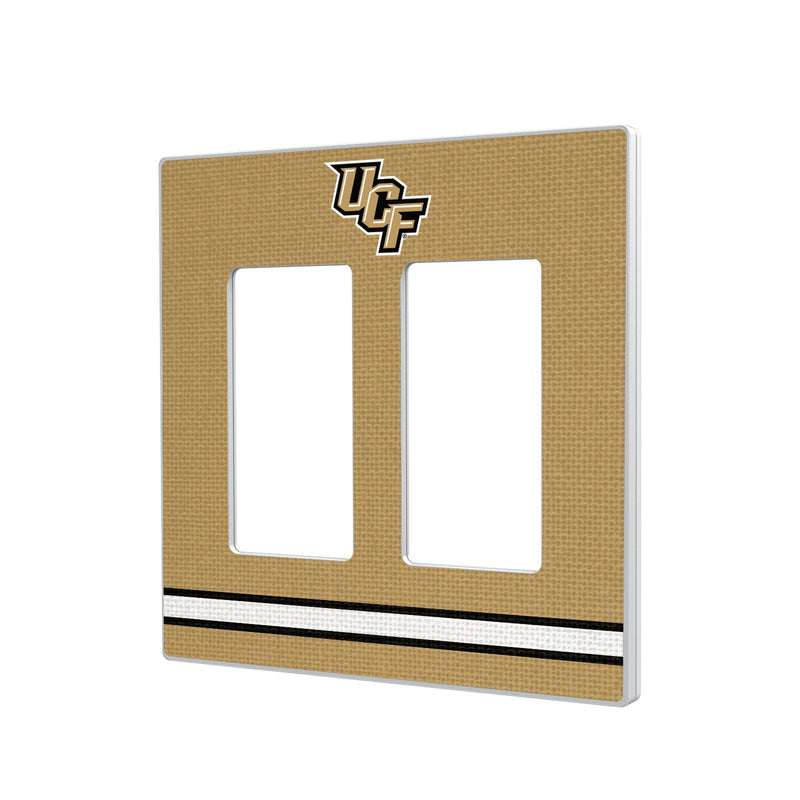 University of Central Florida Golden Knights Stripe Hidden-Screw Light Switch Plate