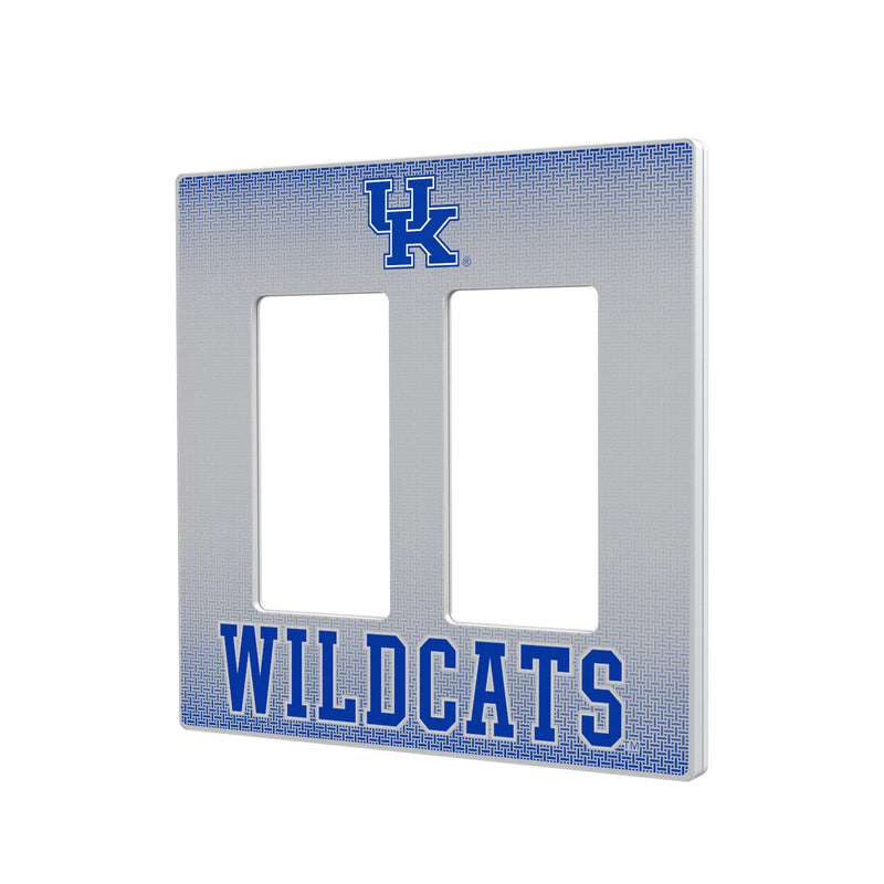 Kentucky Wildcats Linen Hidden-Screw Light Switch Plate