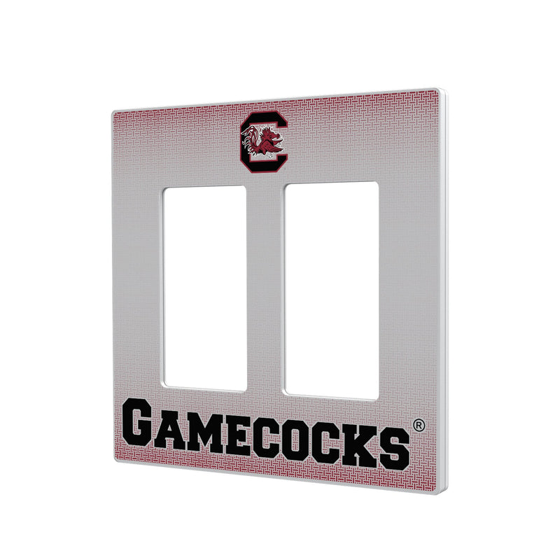 South Carolina Gamecocks Linen Hidden-Screw Light Switch Plate