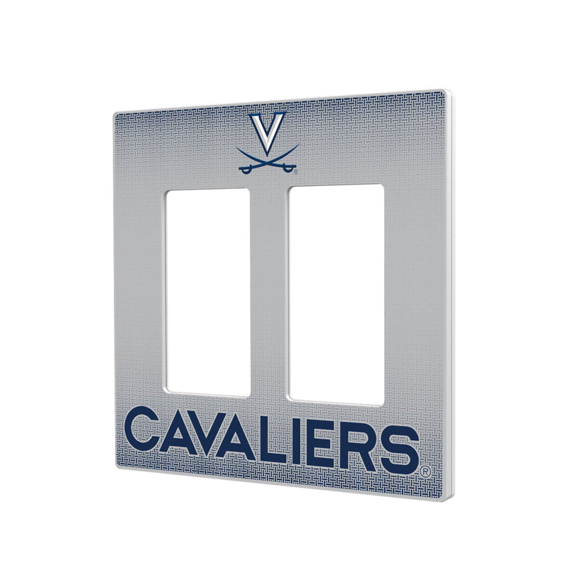 Virginia Cavaliers Linen Hidden-Screw Light Switch Plate