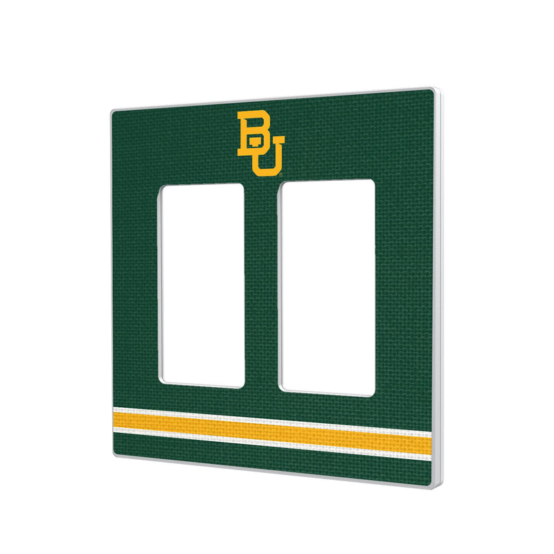 Baylor University Bears Stripe Hidden-Screw Light Switch Plate