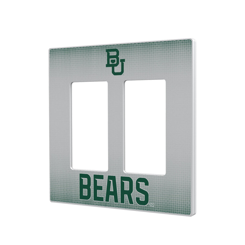 Baylor Bears Linen Hidden-Screw Light Switch Plate