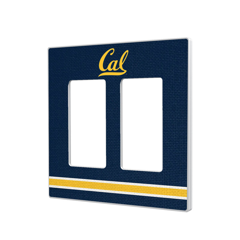 University of California Berkeley Golden Bears Stripe Hidden-Screw Light Switch Plate