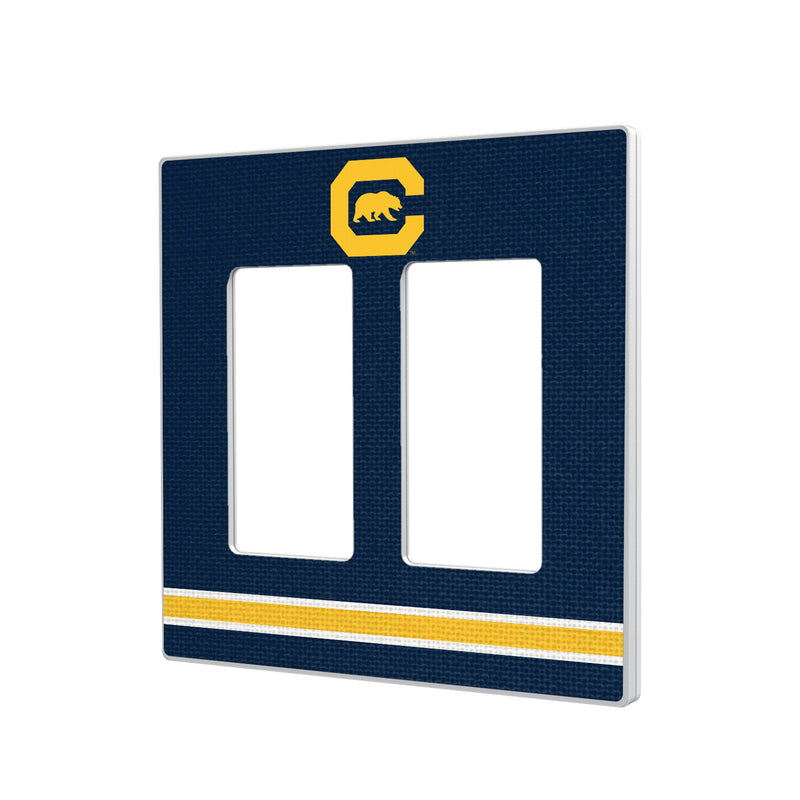 University of California Berkeley Golden Bears Stripe Hidden-Screw Light Switch Plate