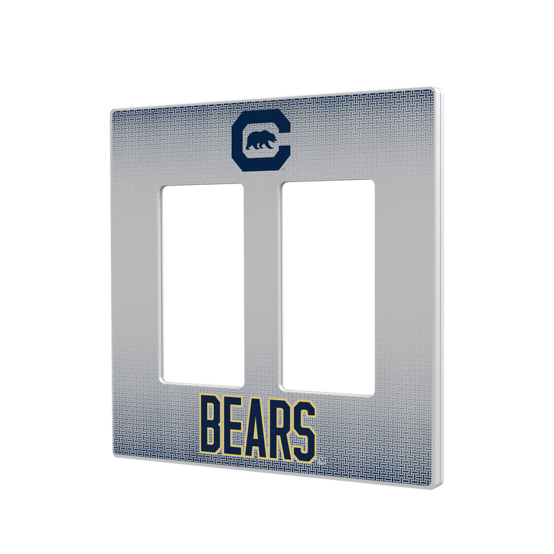 University of California Berkeley Golden Bears Linen Hidden-Screw Light Switch Plate
