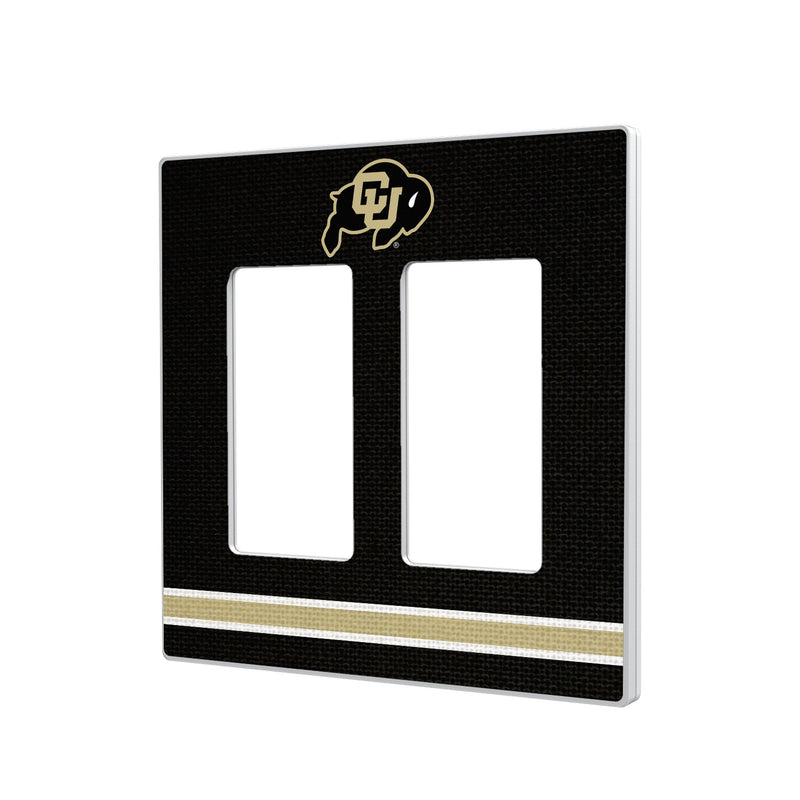 University of Colorado Buffaloes Stripe Hidden-Screw Light Switch Plate