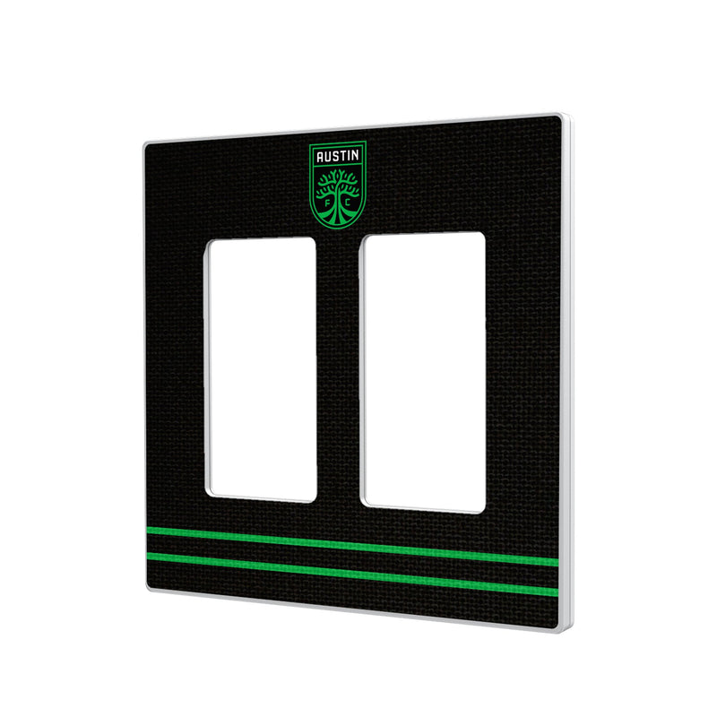 Austin FC Stripe Hidden-Screw Light Switch Plate