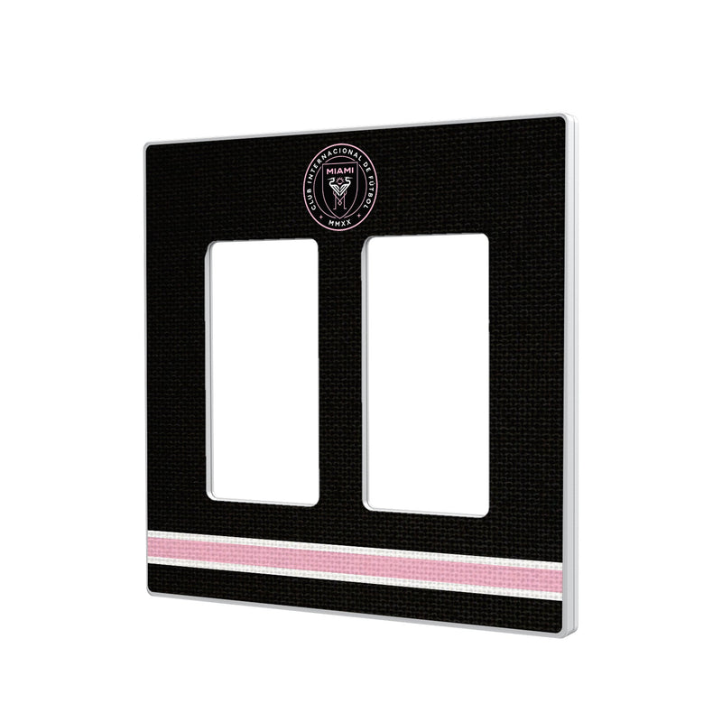 Inter Miami CF Stripe Hidden-Screw Light Switch Plate