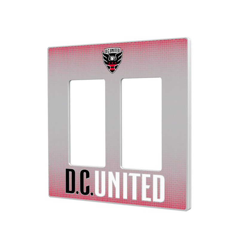 DC United  Linen Hidden-Screw Light Switch Plate