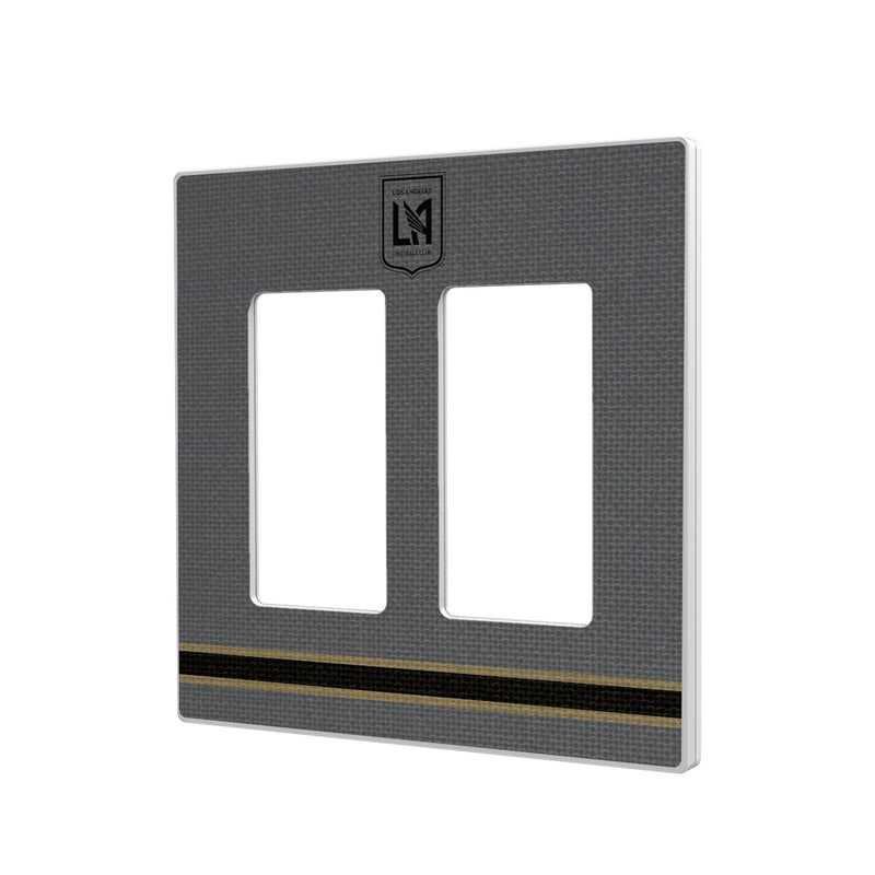 Los Angeles Football Club Stripe Hidden-Screw Light Switch Plate