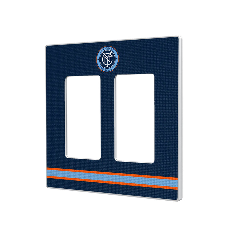 New York City FC Stripe Hidden-Screw Light Switch Plate