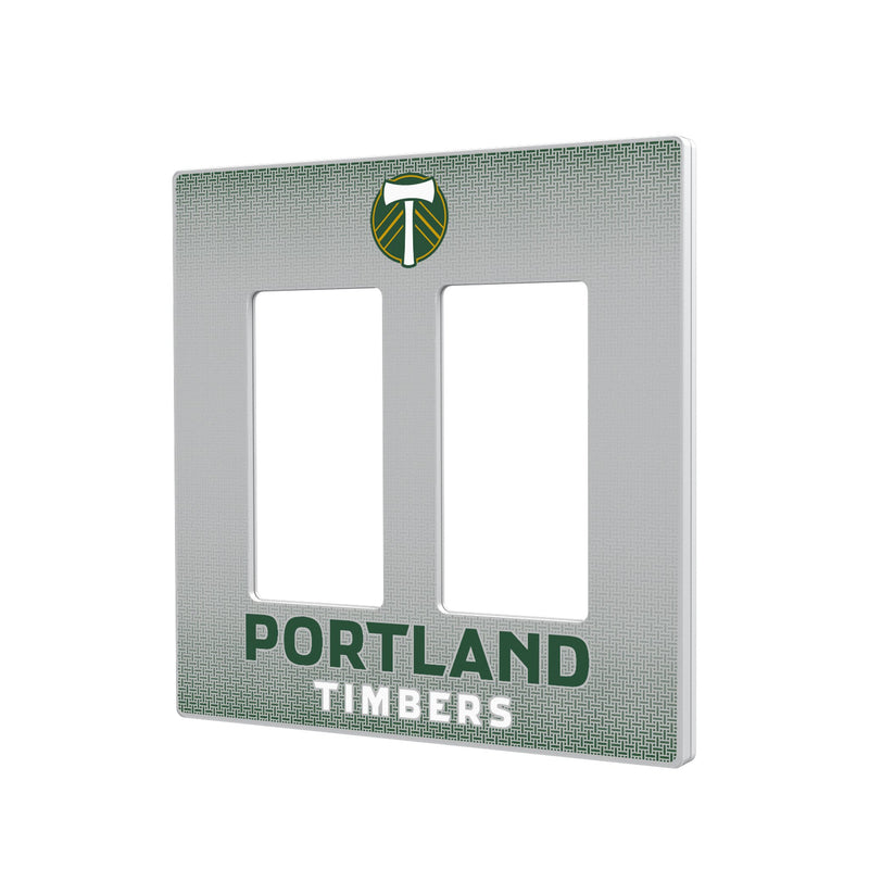 Portland Timbers   Linen Hidden-Screw Light Switch Plate