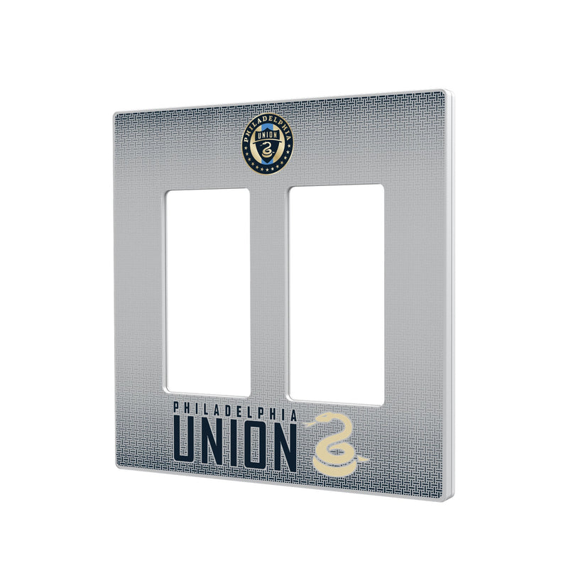 Philadelphia Union   Linen Hidden-Screw Light Switch Plate