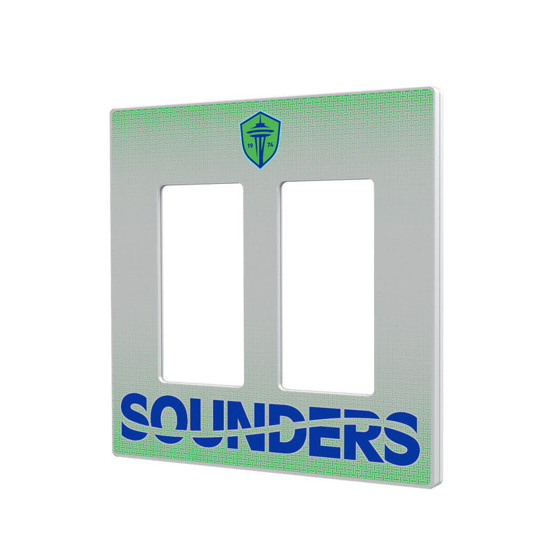 Seattle Sounders FC   Linen Hidden-Screw Light Switch Plate