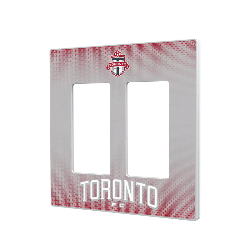 Toronto FC Linen Hidden-Screw Light Switch Plate