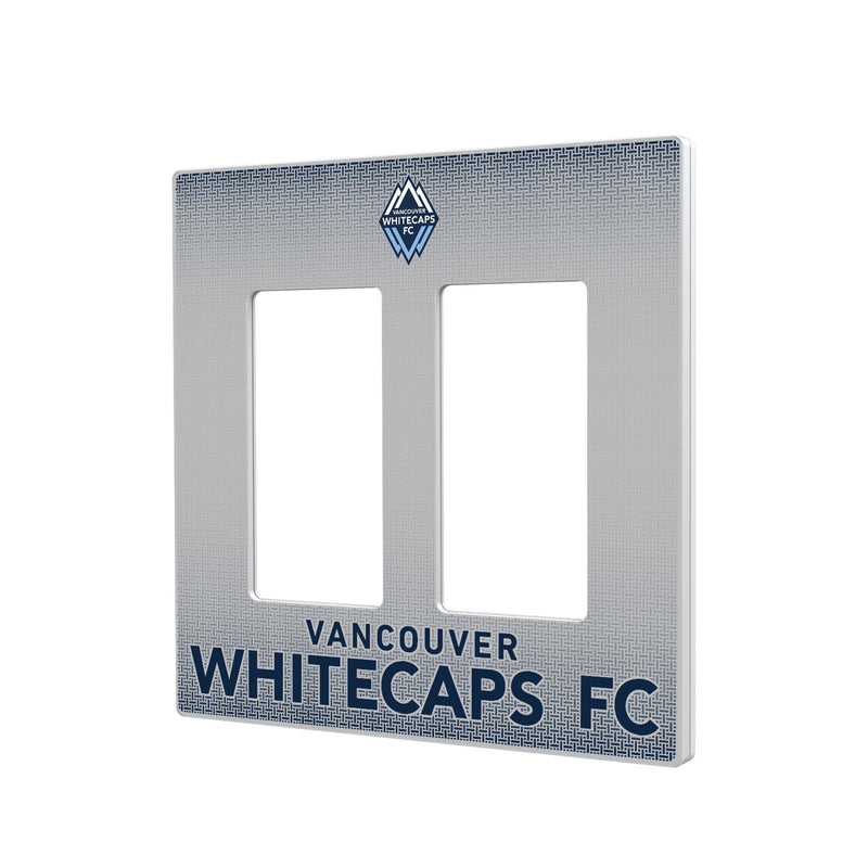 Vancouver Whitecaps   Linen Hidden-Screw Light Switch Plate