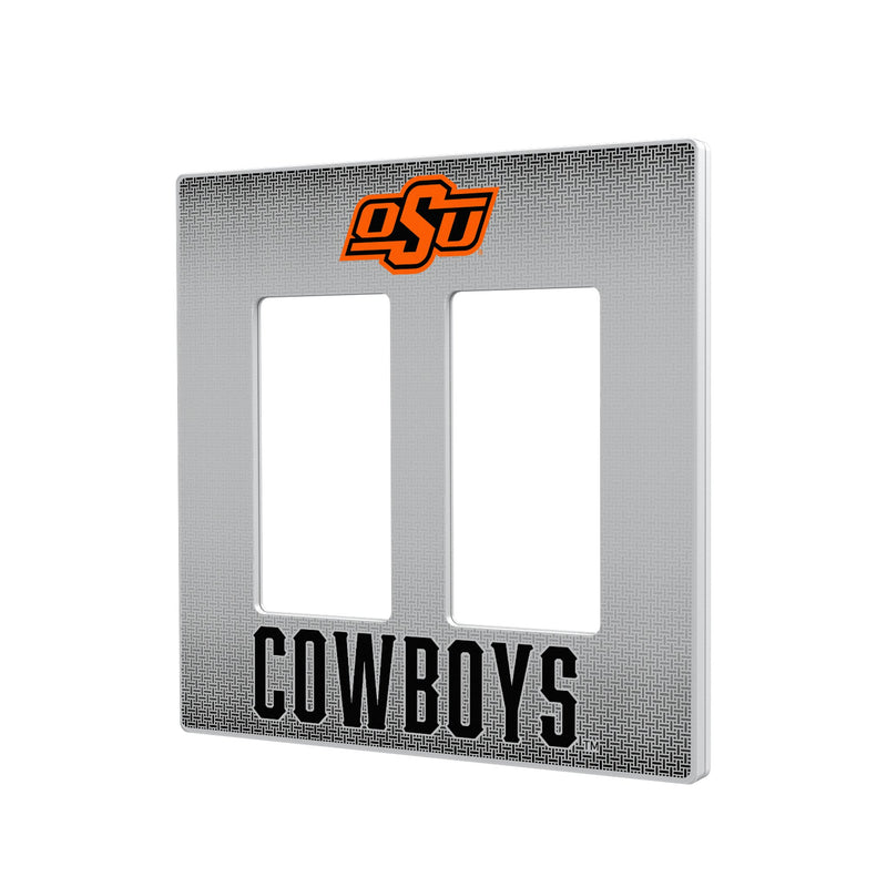 Oklahoma State Cowboys Linen Hidden-Screw Light Switch Plate